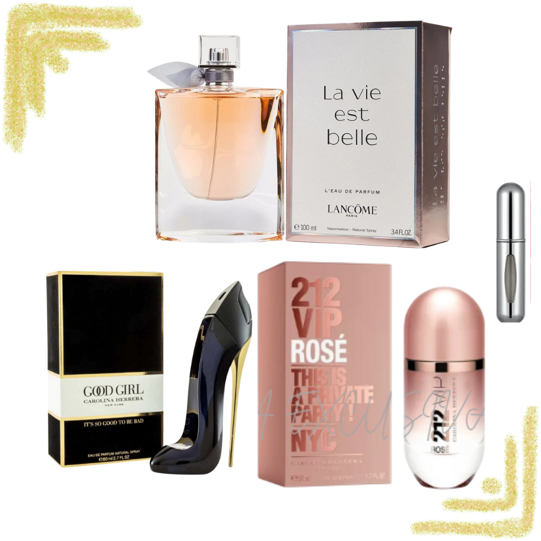 VIDA BELLA+GOOD GIRL+212 VIP ROSE